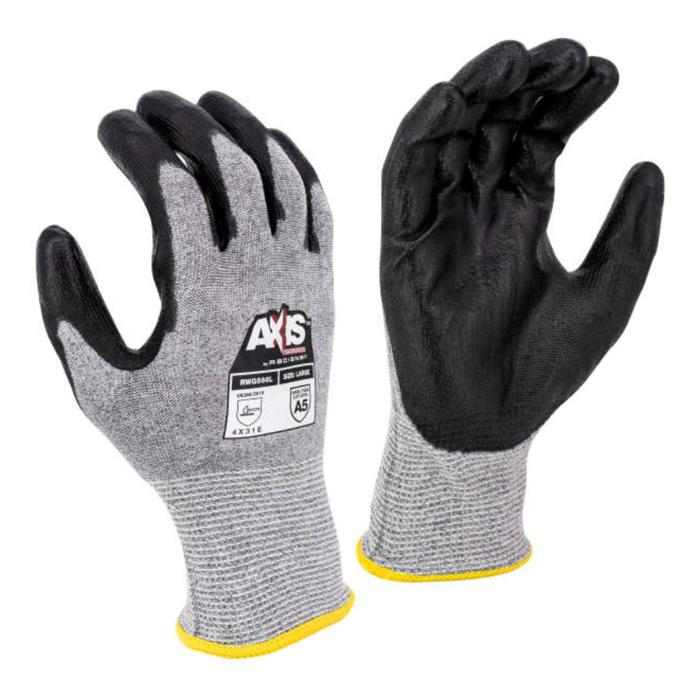 Radians RWG566 AXIS Cut Protection Level A5 Touchscreen Work Glove from GME Supply